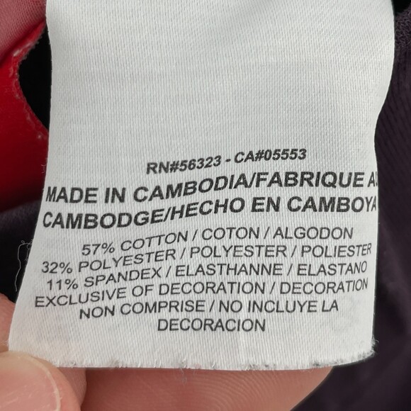 NIKE AIR Maroon White Orange Color Block Leggings Size M - Picture 10 of 10